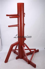 Load image into Gallery viewer, Triangle Frame Wing Chun Wooden Dummy