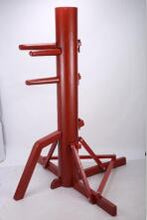 Load image into Gallery viewer, Triangle Frame Wing Chun Wooden Dummy
