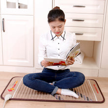 Load image into Gallery viewer, Fanocare Far Infrared Negative Ion PEMF Jade Tourmaline Gemstone Amethyst Crystal Thermal Therapy Mini Mat