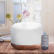 Load image into Gallery viewer, 300ML to 500ML Cool Mist Air Humidifier and Essential Oil Ultrasonic Diffuser with LED Lamp and Remote