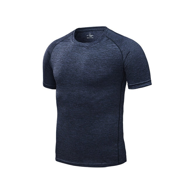 Men's Running T-Shirts - Quick Dry - Compression Sport T-Shirt - Sportwear, Soccer Shirts, Gym Shirts