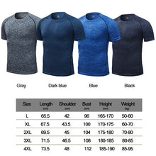 Load image into Gallery viewer, Men&#39;s Running T-Shirts - Quick Dry - Compression Sport T-Shirt - Sportwear, Soccer Shirts, Gym Shirts
