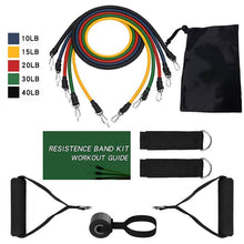 Load image into Gallery viewer, Elastic Resistance Band Home Gym - Pull Rope Sport Set Expander Yoga - Exercise Fitness Stretch Training
