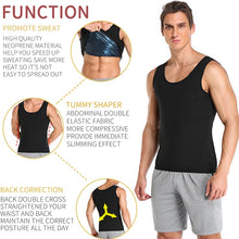 Load image into Gallery viewer, Neoprene Sweat Sauna Vest - Body Shapers - Waist Trainer - Slimming Tank Top - Shapewear
