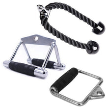Load image into Gallery viewer, Fitness Pulley Cable System Home Gym - DIY Loading Pin Lifting - Triceps Rope Machine Workout - Adjustable Length
